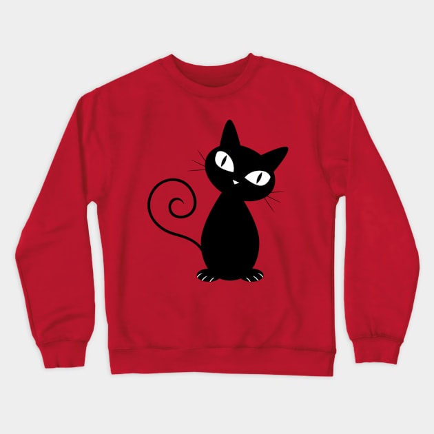 Big Eyed Kitteh Crewneck Sweatshirt by ProfessorJayTee